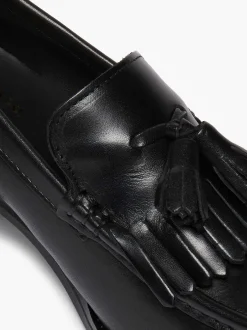 G.H.BASS Weejuns Kiltie Tassel Heels Black Shop