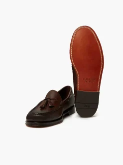 G.H.BASS Weejuns Larkin Tassel Loafers Chocolate Outlet