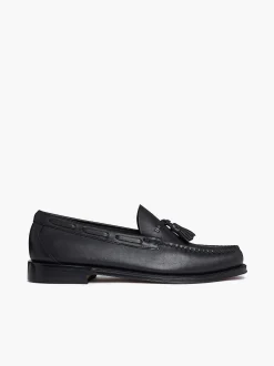 G.H.BASS Weejuns Larkin Tassel Loafers Black Clearance