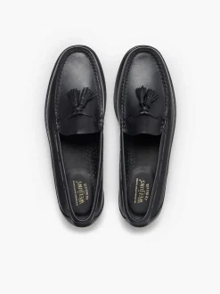 G.H.BASS Weejuns Larkin Tassel Loafers Black Clearance