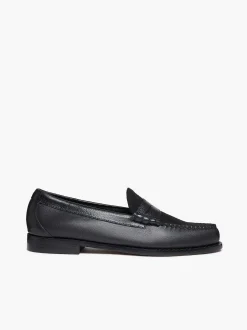G.H.BASS Weejuns Larson Letterman Penny Loafers Black Flash Sale