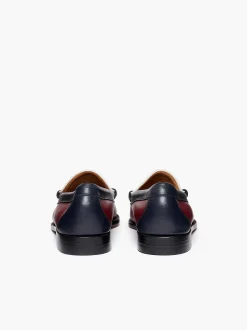 G.H.BASS Weejuns Larson Letterman Penny Loafers Wine Fashion