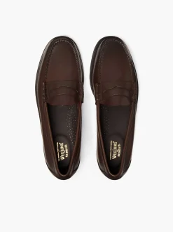 G.H.BASS Weejuns Larson Penny Loafers Chocolate Sale