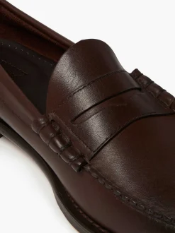 G.H.BASS Weejuns Larson Penny Loafers Chocolate Sale