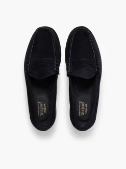 G.H.BASS Weejuns Larson Penny Loafers Navy Discount