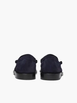 G.H.BASS Weejuns Larson Penny Loafers Navy Discount