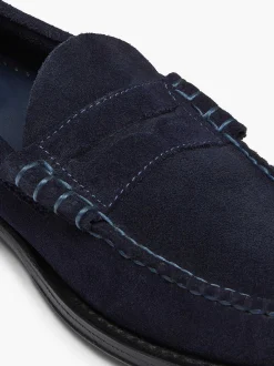 G.H.BASS Weejuns Larson Penny Loafers Navy Discount