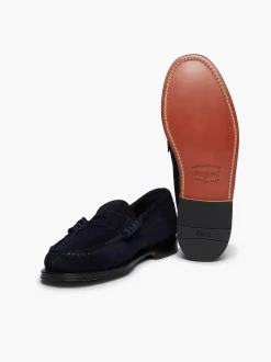 G.H.BASS Weejuns Larson Penny Loafers Navy Discount