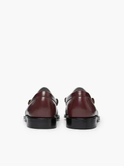 G.H.BASS Weejuns Larson Penny Loafers Wine & White Discount