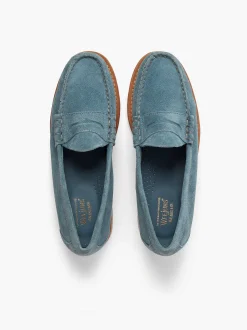 G.H.BASS Weejuns Larson Penny Loafers Slate Blue Fashion
