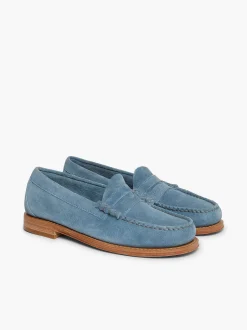 G.H.BASS Weejuns Larson Penny Loafers Slate Blue Fashion