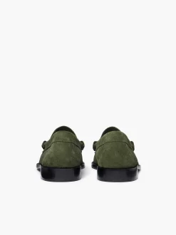 G.H.BASS Weejuns Larson Penny Loafers Dark Green Best Sale