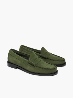 G.H.BASS Weejuns Larson Penny Loafers Dark Green Best Sale