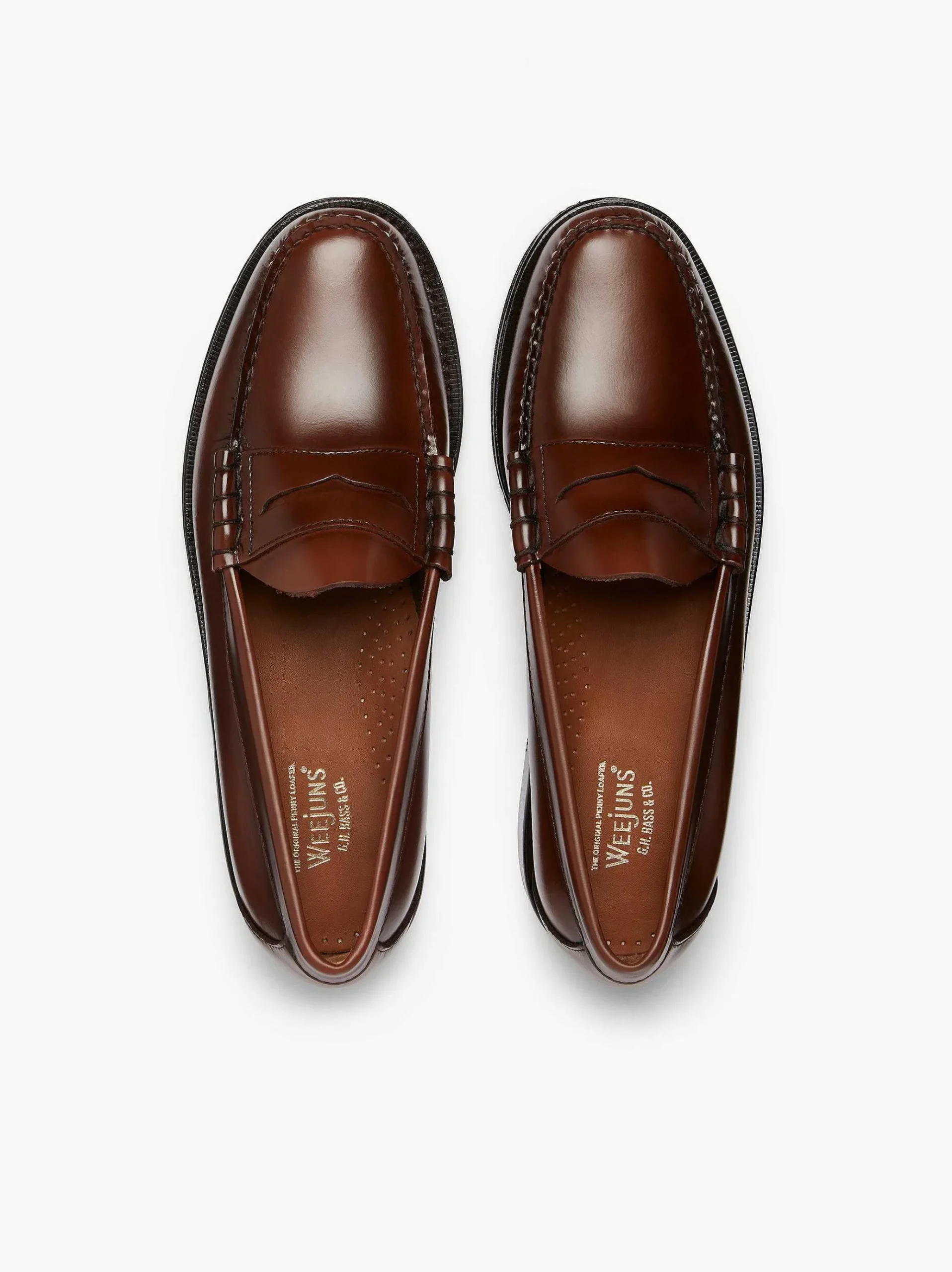G.H.BASS Weejuns Larson Penny Loafers Brown Fashion