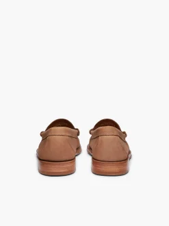 G.H.BASS Weejuns Larson Penny Loafers Earth Nubuck Hot