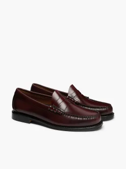 G.H.BASS Weejuns Larson Penny Loafers Wine New