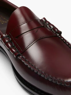 G.H.BASS Weejuns Larson Penny Loafers Wine New