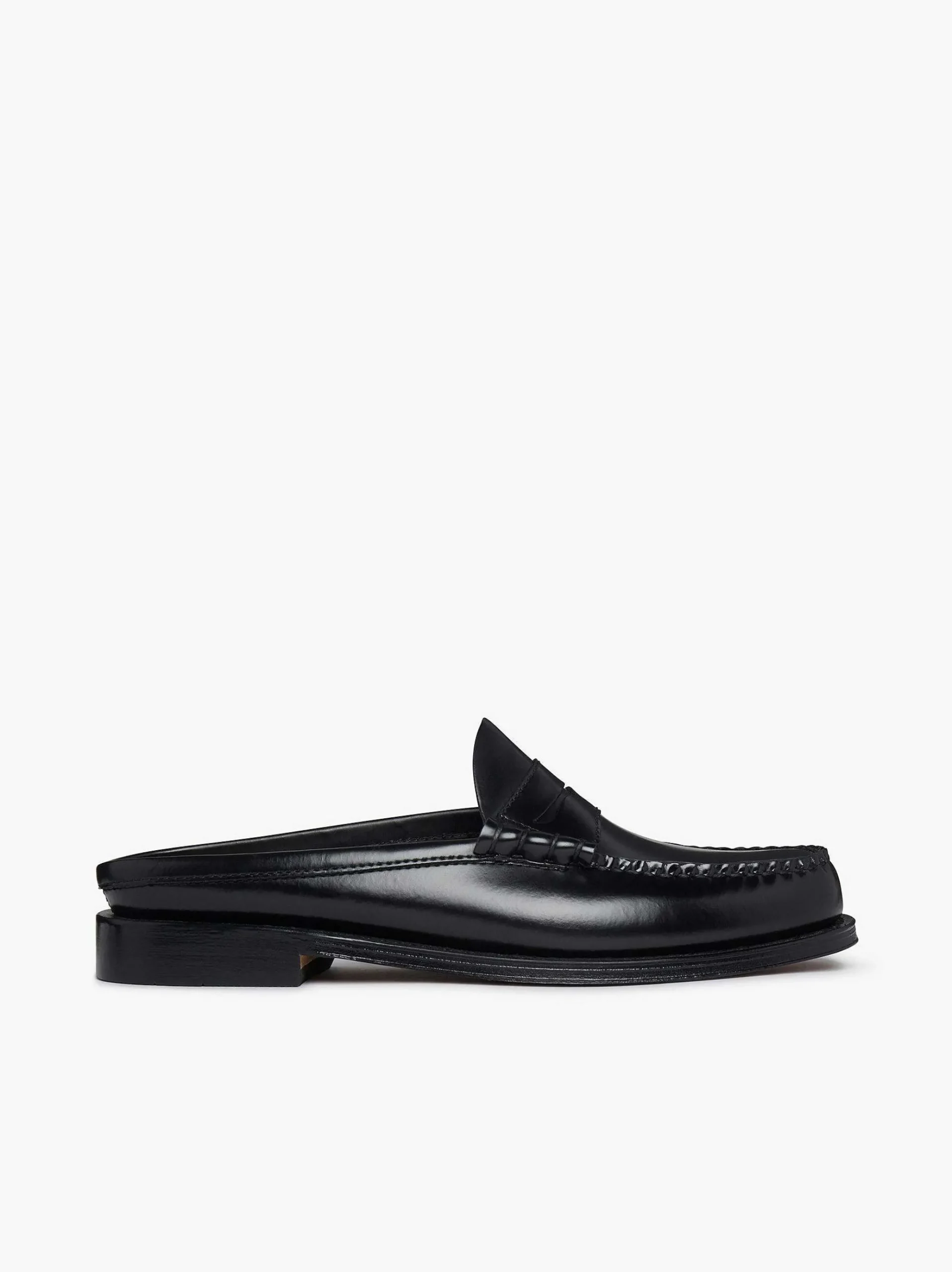 G.H.BASS Weejuns Larson Penny Slides Black New