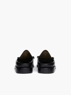 G.H.BASS Weejuns Larson Penny Slides Black New