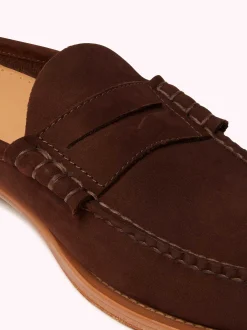 G.H.BASS Weejuns Larson Penny Slides Chocolate Flash Sale