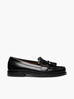 G.H.BASS Weejuns Layton Kiltie Loafers Black Best
