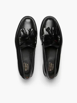 G.H.BASS Weejuns Layton Kiltie Loafers Black Best