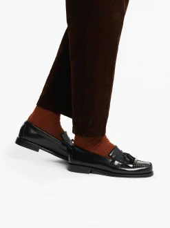G.H.BASS Weejuns Layton Kiltie Loafers Black Best