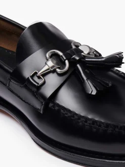 G.H.BASS Weejuns Lincoln Horsebit Tassel Loafers Black Outlet