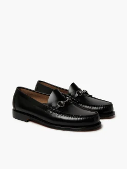 G.H.BASS Weejuns Lincoln Horsebit Loafers Black New