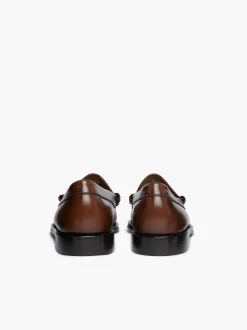G.H.BASS Weejuns Lincoln Horsebit Loafers Brown Clearance