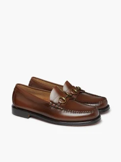 G.H.BASS Weejuns Lincoln Horsebit Loafers Brown Clearance