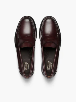 G.H.BASS Weejuns Logan Penny Loafers Wine Shop