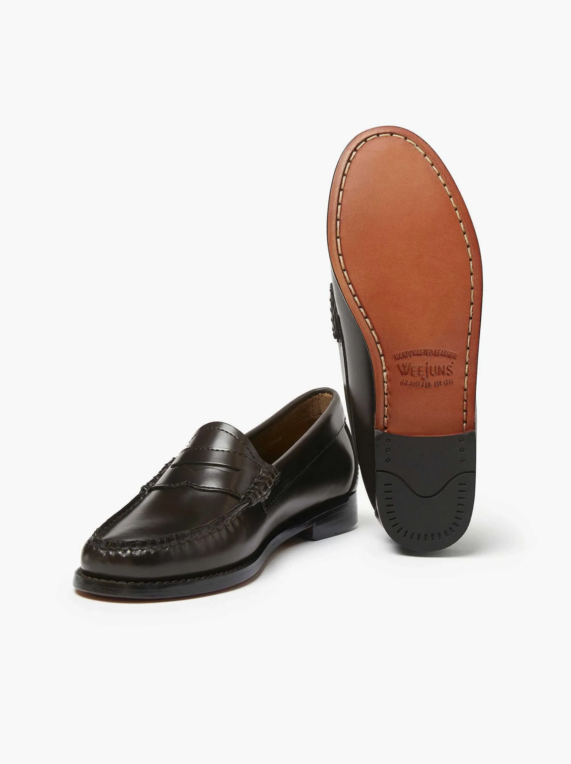 G.H.BASS Weejuns Penny Loafers Chocolate Sale
