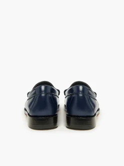 G.H.BASS Weejuns Penny Loafers Navy Online