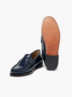 G.H.BASS Weejuns Penny Loafers Navy Online