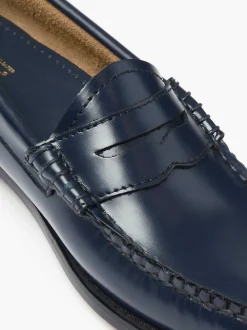 G.H.BASS Weejuns Penny Loafers Navy Online