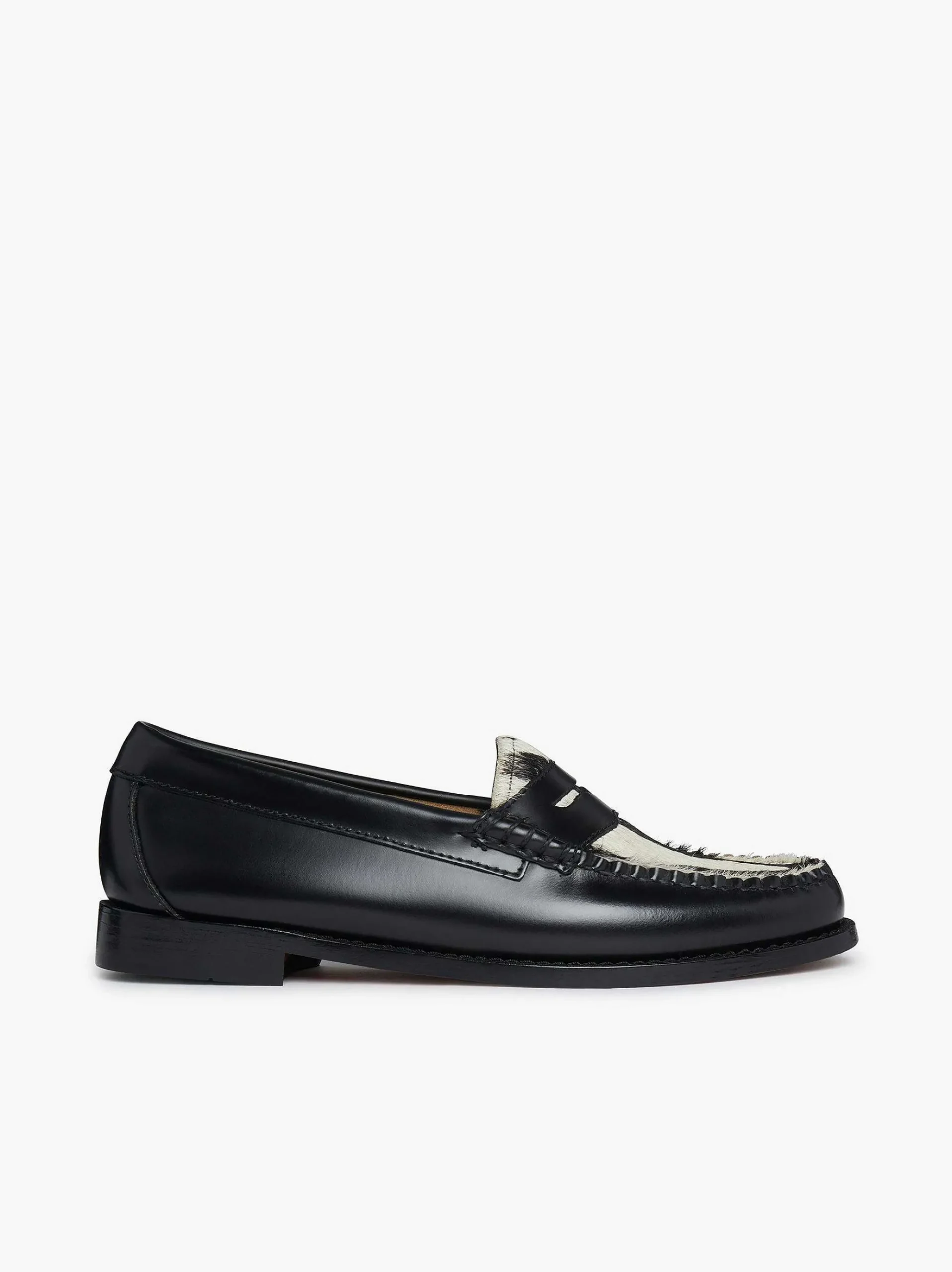G.H.BASS Weejuns Penny Loafers Zebra Print & Black Online