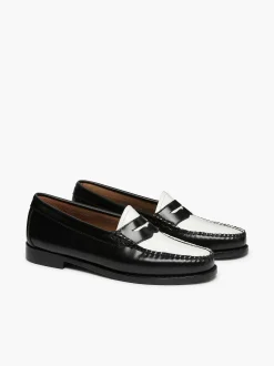G.H.BASS Weejuns Penny Loafers Black & White Shop