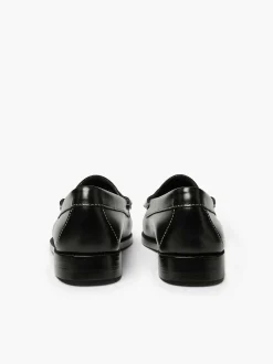 G.H.BASS Weejuns Penny Loafers Black New