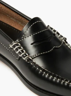 G.H.BASS Weejuns Penny Loafers Black New