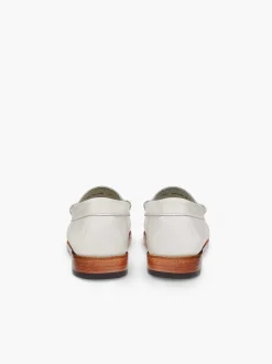 G.H.BASS Weejuns Penny Loafers White Store