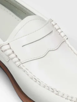 G.H.BASS Weejuns Penny Loafers White Store
