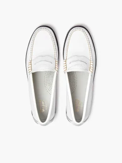 G.H.BASS Weejuns Penny Loafers White Shop