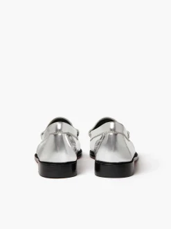 G.H.BASS Weejuns Penny Loafers Silver Store