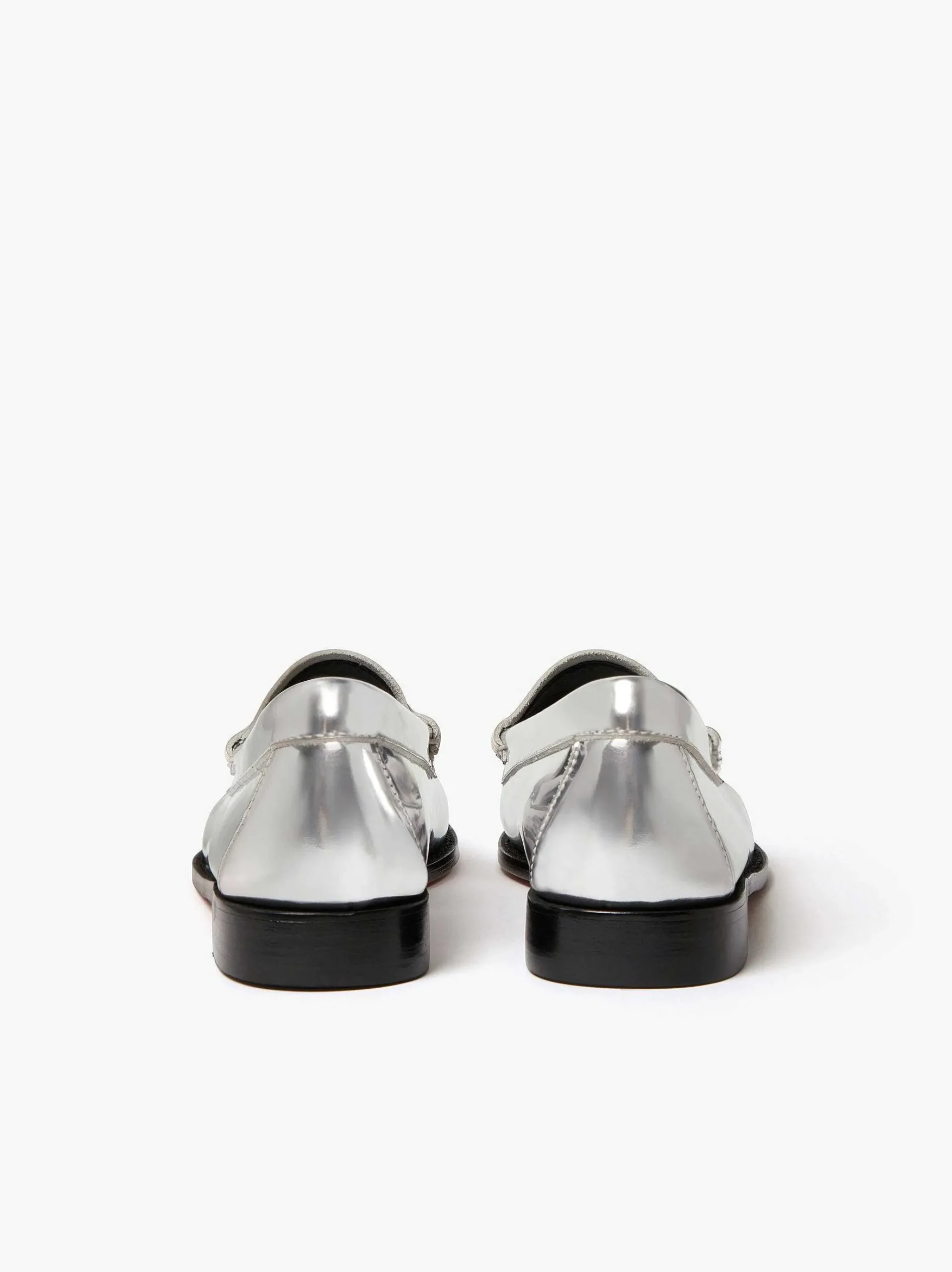 G.H.BASS Weejuns Penny Loafers Silver Store