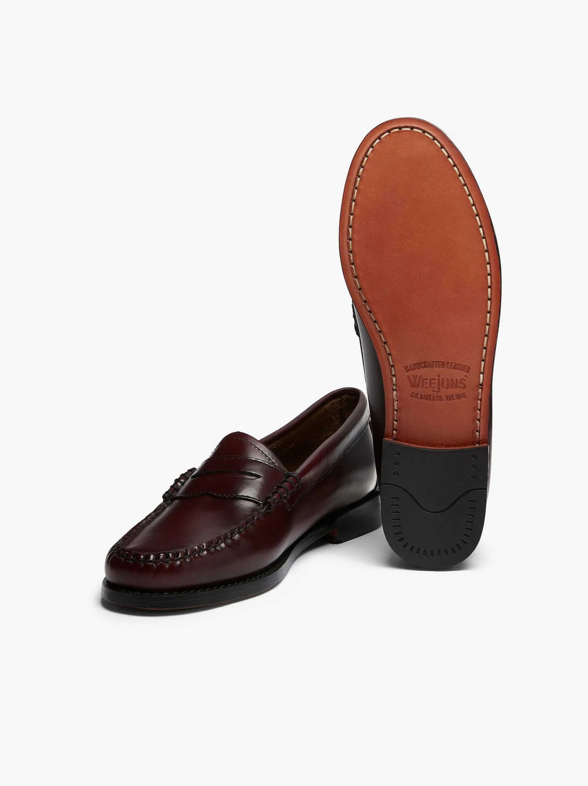 G.H.BASS Weejuns Penny Loafers Wine Fashion