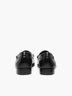 G.H.BASS Weejuns Penny Love Loafers Silver & Black Cheap