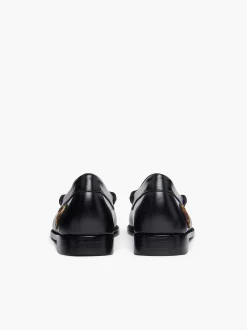 G.H.BASS Weejuns Penny Love Loafers Leopard Print & Black Shop
