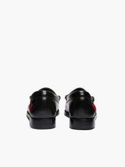 G.H.BASS Weejuns Penny Love Loafers Red & Black Outlet