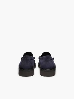 G.H.BASS Weejuns 90S Larson Penny Loafers Navy Fashion